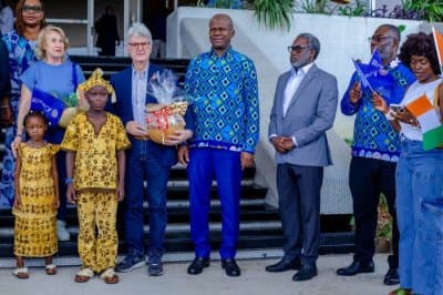 Le président du Rotary International Francesco Arezzo en visite officielle en Côte d’Ivoire