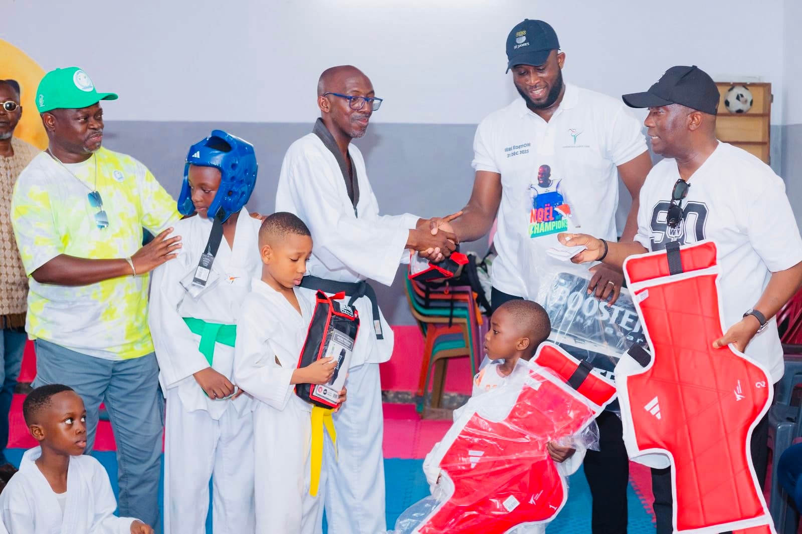 Sous l’impulsion d’Éric Taba, Cissé Cheick accompagne une action forte en faveur des jeunes taekwondoïstes de Paillet
