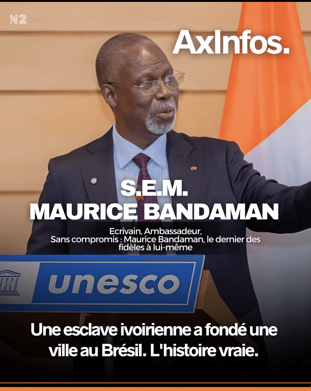 Maurice Bandaman : "Chaque génération assume sa mission ou la trahit" - L'ambassadeur ivoirien brise le silence sur l'esclavage oublié de Côte d'Ivoire
