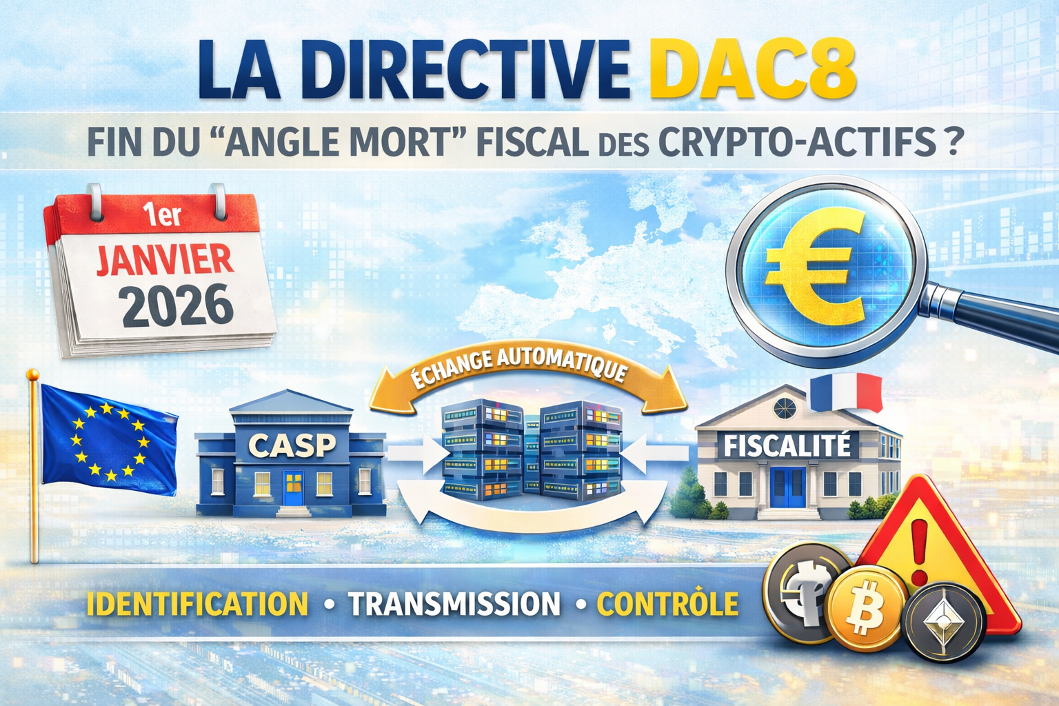 LA DIRECTIVE DAC8 : Vers une possible fin de l’angle mort fiscal des crypto-actifs ?
