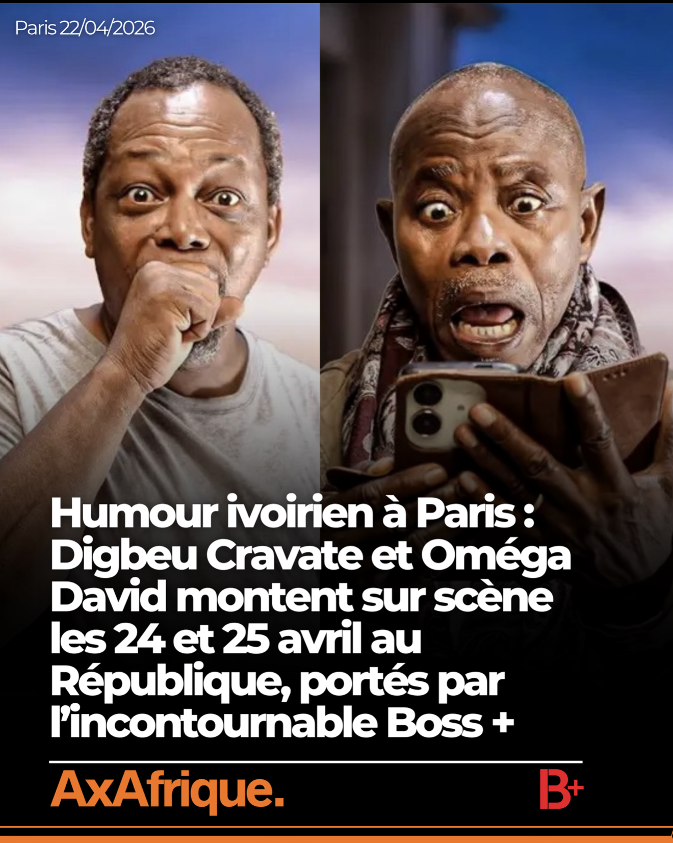 Gagnoa Station arrives in Paris: two legends of Ivorian laughter take over the capital